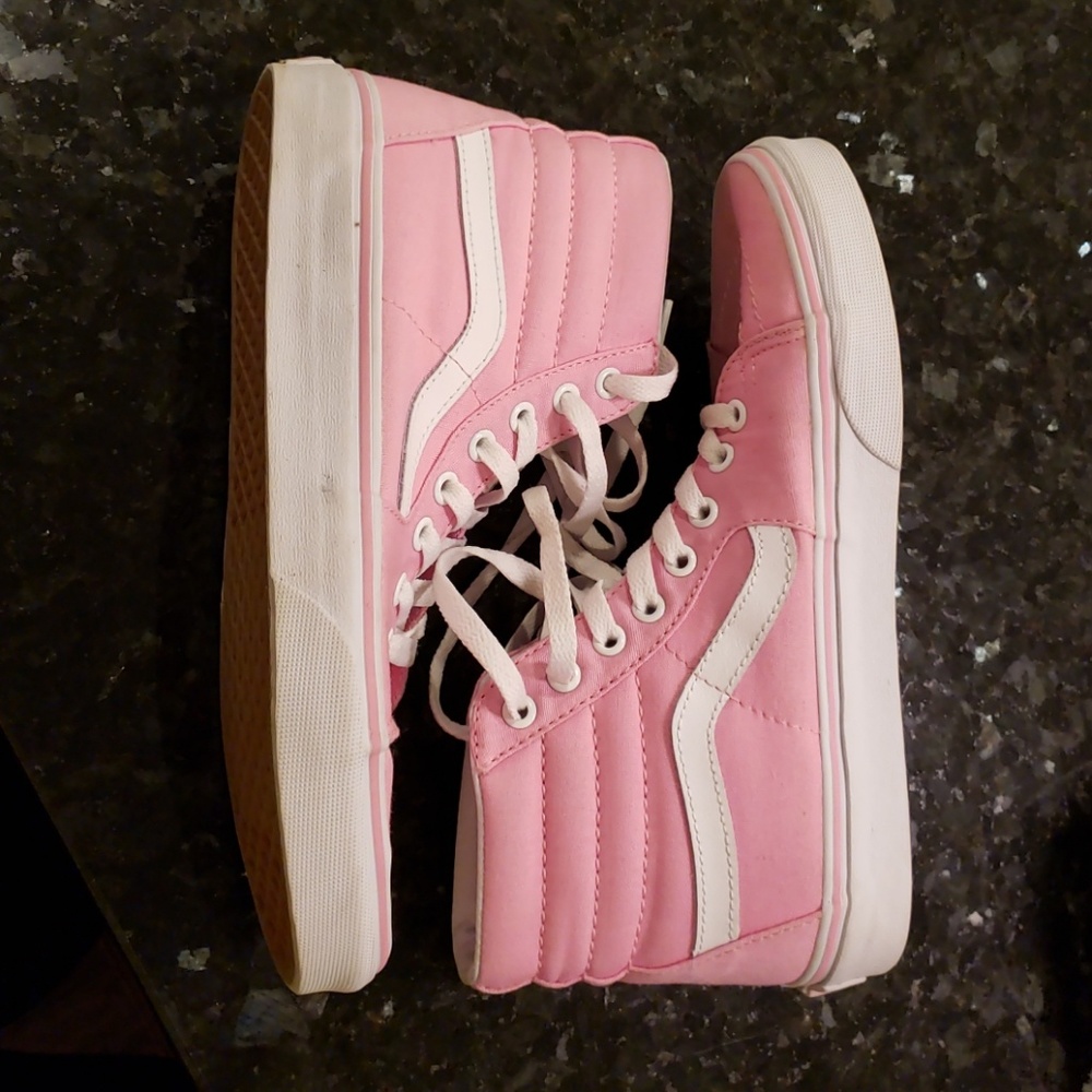 PINK HIGH TOP VANS